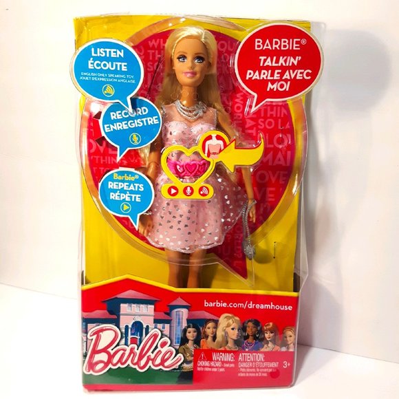 Life In The Dreamhouse Talkin' Barbie Doll In Box